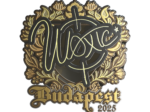 Item Sticker | woxic (Gold) | Budapest 2025