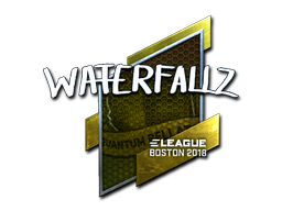Item Sticker | waterfaLLZ (Foil) | Boston 2018