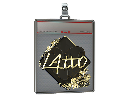 Item Sticker Slab | latto (Gold) | Rio 2022