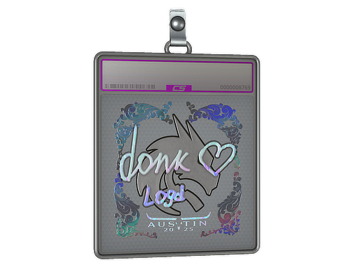 Item Sticker Slab | donk (Holo) | Austin 2025