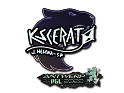 Item Sticker | KSCERATO (Glitter) | Antwerp 2022