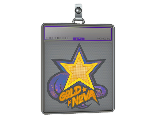 Item Sticker Slab | Gold Nova (Holo)