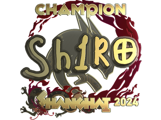 Item Sticker | sh1ro (Gold, Champion) | Shanghai 2024
