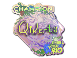 Item Sticker | qikert (Holo, Champion) | Rio 2022