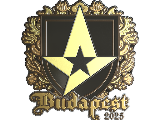 Cosmetic Sticker | Astralis (Gold) | Budapest 2025 of Craft