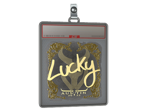 Item Sticker Slab | Lucky (Gold) | Austin 2025