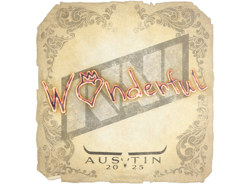 Item Sticker | w0nderful | Austin 2025