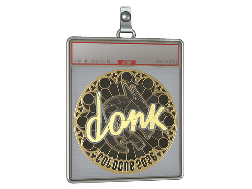 Item Sticker Slab | donk (Gold) | Cologne 2026