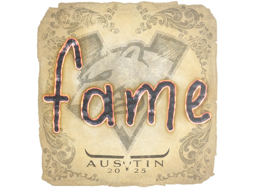 Item Sticker | fame | Austin 2025