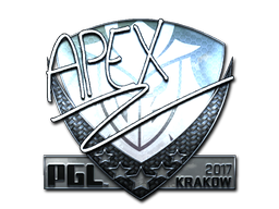 Item Sticker | apEX (Foil) | Krakow 2017