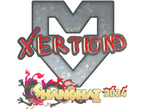 Item Sticker | xertioN (Glitter) | Shanghai 2024