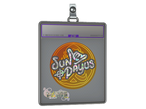 Item Sticker Slab | SunPayus (Glitter) | Paris 2023