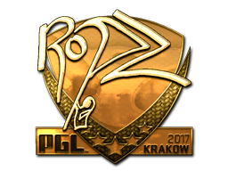 Item Sticker | ropz (Gold) | Krakow 2017