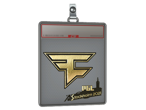 Item Sticker Slab | FaZe Clan (Gold) | Stockholm 2021