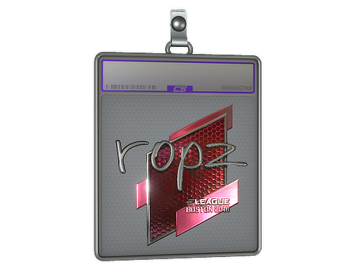 Item Sticker Slab | ropz (Foil) | Boston 2018