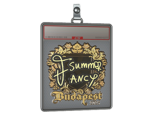 Item Sticker Slab | Summer (Gold) | Budapest 2025