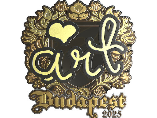 Item Sticker | arT (Gold) | Budapest 2025