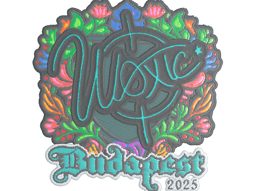 Item Sticker | woxic (Embroidered) | Budapest 2025
