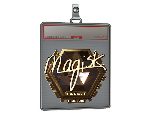 Item Sticker Slab | Magisk (Gold) | London 2018