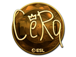 Item Sticker | CeRq (Gold) | Katowice 2019