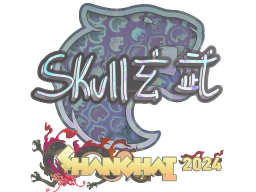 Item Sticker | skullz (Holo) | Shanghai 2024
