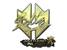 Item Sticker | boltz (Gold) | Antwerp 2022