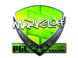 Item Sticker | markeloff (Foil) | Krakow 2017