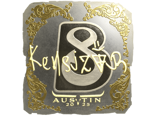 Item Sticker | kensizor (Gold) | Austin 2025