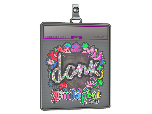 Item Sticker Slab | donk (Holo) | Budapest 2025