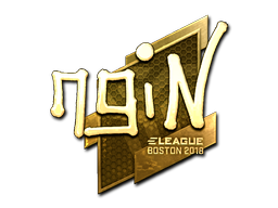 Item Sticker | ngiN (Gold) | Boston 2018