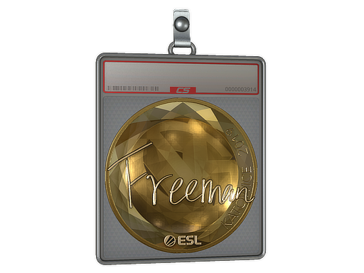 Item Sticker Slab | Freeman (Gold) | Katowice 2019