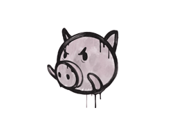 Item Graffiti | Piggles (War Pig Pink)