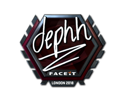 Item Sticker | dephh (Foil) | London 2018