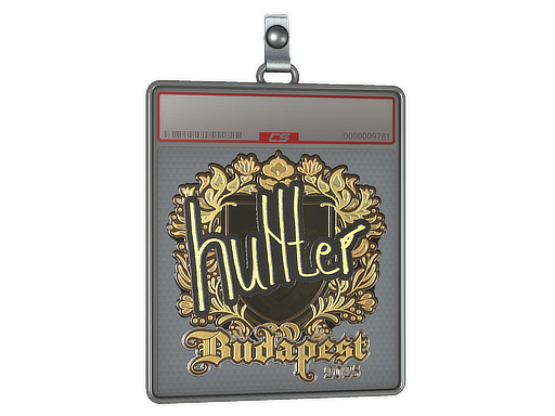 Item Sticker Slab | huNter- (Gold) | Budapest 2025