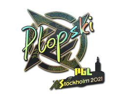 Item Sticker | Plopski (Holo) | Stockholm 2021