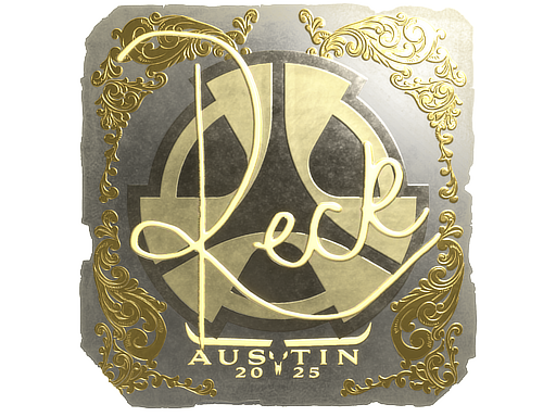 Item Sticker | reck (Gold) | Austin 2025