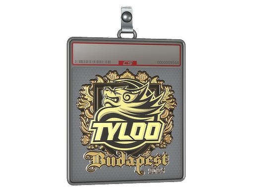 Item Sticker Slab | TYLOO (Gold) | Budapest 2025