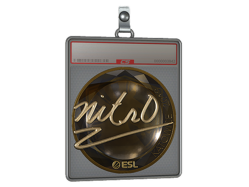 Item Sticker Slab | nitr0 (Gold) | Katowice 2019