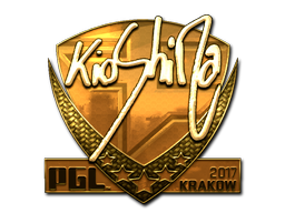 Item Sticker | kioShiMa (Gold) | Krakow 2017