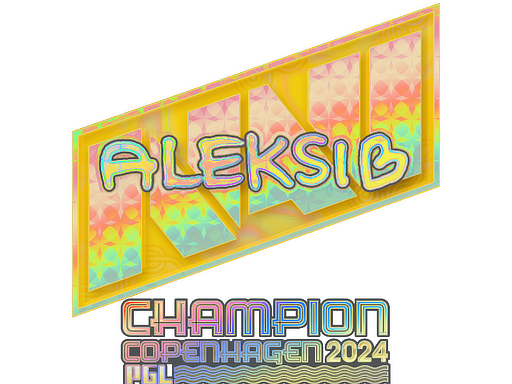 Item Sticker | Aleksib (Holo, Champion) | Copenhagen 2024