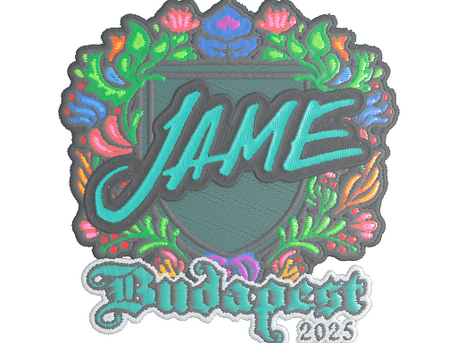 Item Sticker | Jame (Embroidered) | Budapest 2025