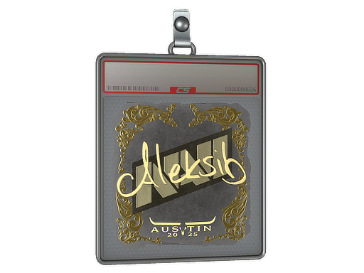 Item Sticker Slab | Aleksib (Gold) | Austin 2025