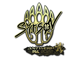 Item Sticker | syrsoN (Gold) | Antwerp 2022