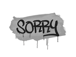 Item Graffiti | Sorry (Shark White)