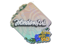 Item Sticker | w0nderful | Rio 2022