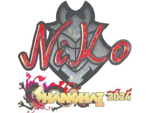 Item Sticker | NiKo (Glitter) | Shanghai 2024