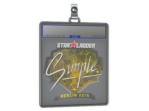 Item Sticker Slab | s1mple | Berlin 2019