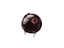 Item Graffiti | 8-Ball (Brick Red)