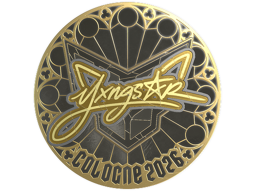 Item Sticker | yxngstxr (Gold) | Cologne 2026
