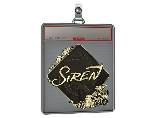 Item Sticker Slab | S1ren (Gold) | Rio 2022